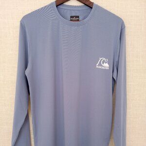 Quicksilver Moisture Wicking Light Blue Long Sleeve Shirt